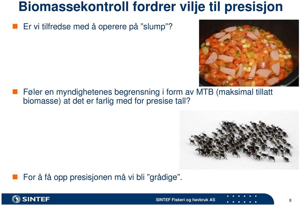 Føler en myndighetenes begrensning i form av MTB (maksimal