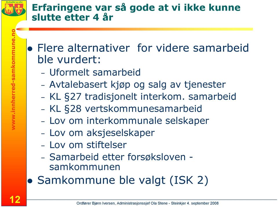 av tjenester KL 27 tradisjonelt interkom.