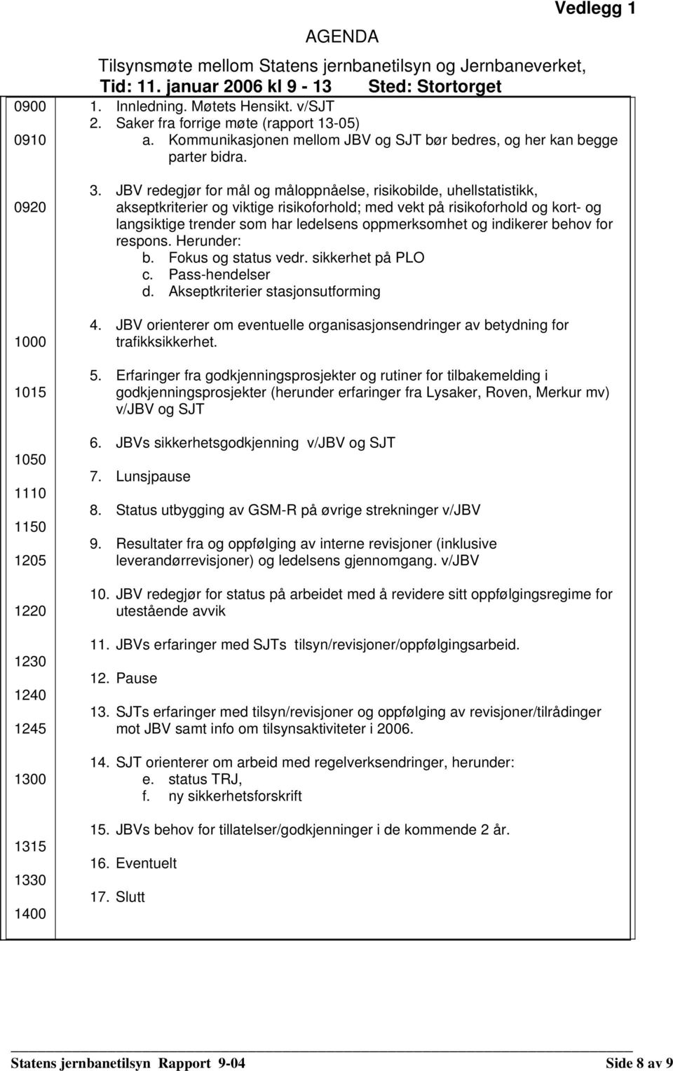 JBV redegjør for mål og måloppnåelse, risikobilde, uhellstatistikk, akseptkriterier og viktige risikoforhold; med vekt på risikoforhold og kort- og langsiktige trender som har ledelsens oppmerksomhet