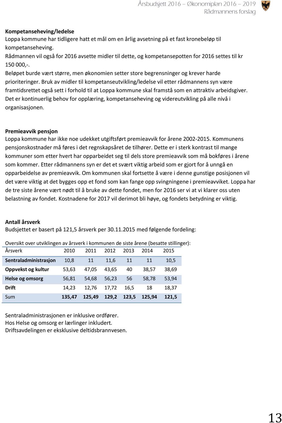 Beløpet burde vært større, men økonomien setter store begrensninger og krever harde prioriteringer.