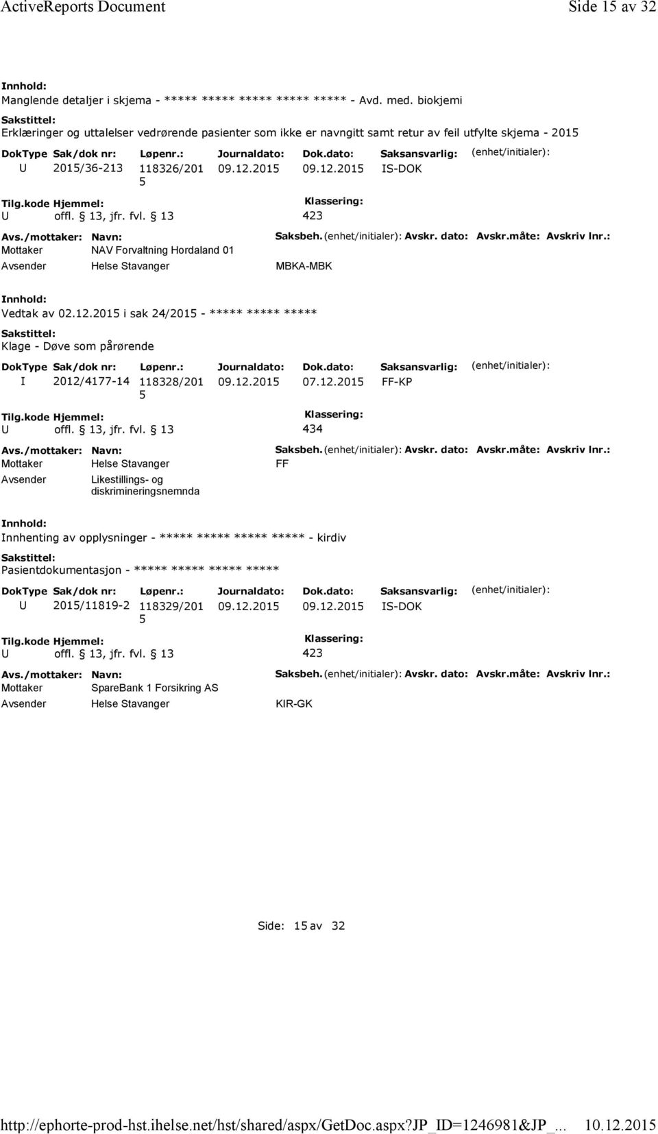 Saksbeh. Avskr. dato: Avskr.måte: Avskriv lnr.: MBKA-MBK Vedtak av 02.12.201 i sak 24/201 - ***** ***** ***** Klage - Døve som pårørende 2012/4177-14 118328/201 07.12.201 FF-KP 434 Likestillings-og diskrimineringsnemnda Saksbeh.