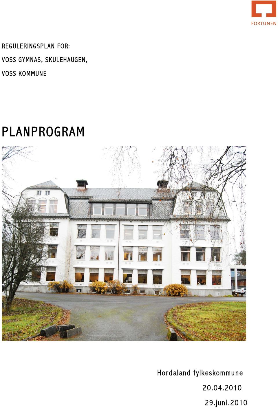 KOMMUNE PLANPROGRAM Hord aland