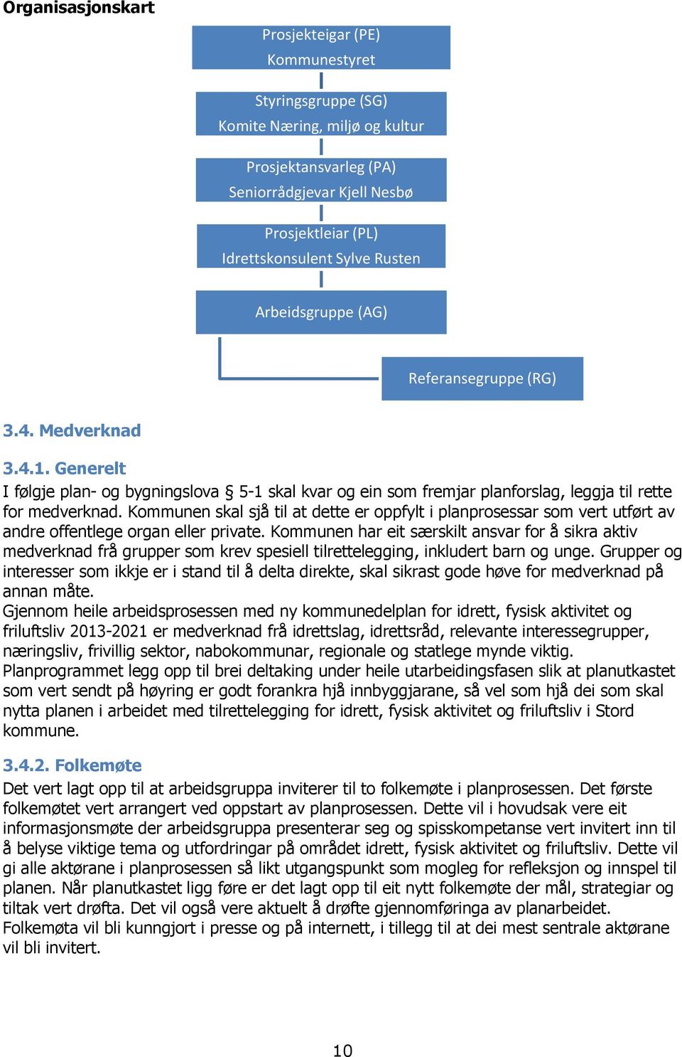 Kommunen skal sjå til at dette er oppfylt i planprosessar som vert utført av andre offentlege organ eller private.