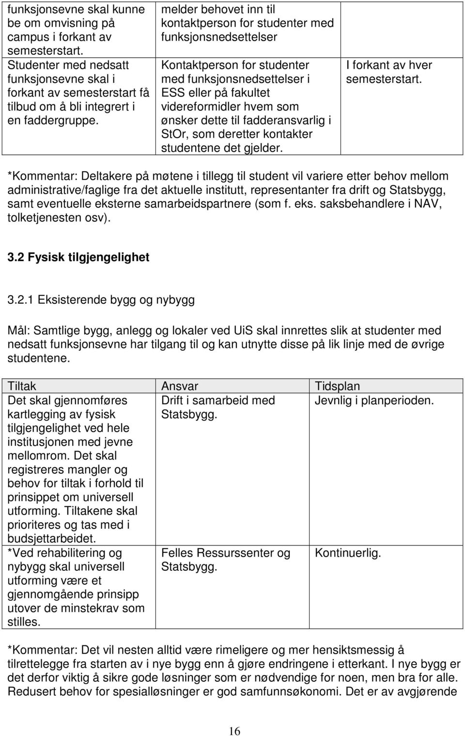 fadderansvarlig i StOr, som deretter kontakter studentene det gjelder. I forkant av hver semesterstart.