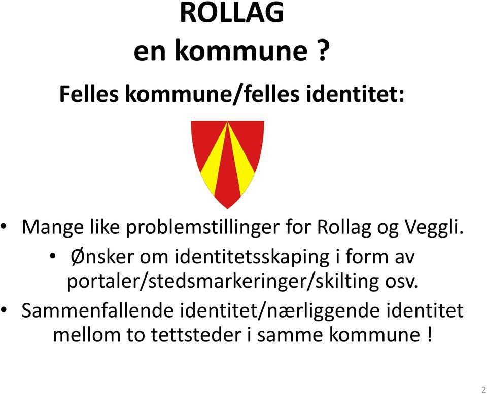 Rollag og Veggli.