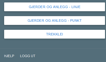 3. GENERELLE KOMMANDOER 3.1. Hjelp Nederst i menyen «Velge kartlag» finner du «Hjelp». Her ligger kontaktinformasjon samt lenke til brukerveiledning og til reindriftsfanen i Kilden.