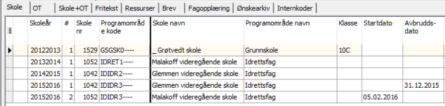 8 Elev har sluttet i lære (OESL) Elev som har en sluttdato på siste elevkurslinje innenfor angitt periode (skolenr xx000) Læring som har sluttet 9 Elev har sluttet i skole (OESL) Elev som har en