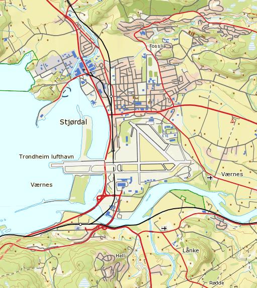 4.5 Nærmere om kommunesentrene bystatus flyplassen er drivkraft utviklingsplaner for sentrum skolesenter industristed 4.5.1 STJØRDAL SENTRUM Stjørdal sentrum tok bystatus i 1997 og er et samferdselsknutepunkt, handels-, administrasjons- og industristed.