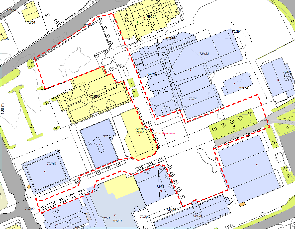 - 201412 Detaljregulering for Tangvall sentrum nord - 19861113 Vestre del av Kleplandsområdet (kun liten del av planen) RETNINGSLINJER Hensynssone bevaring grønnstruktur (H540), ( 11-8, c) Innenfor