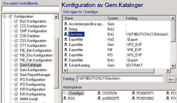 OBS! Vi anbefaler at en UNC-søkeveg benyttes (se eksemplet i figuren ovenfor).