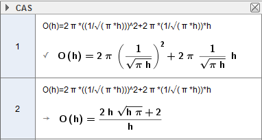 .5. Gitt en sylinder med et volum på én liter. a) Vis at radius i sylinderen kan uttrykkes som r h Volumet til en sylinder er gitt ved V r h. Volumet skal være L som er lik dm.