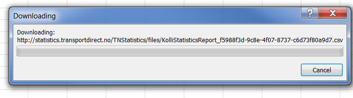 HarAvvik er satt til Ja hvis det finnes avvikstatus på sporingen. Selv om alle kolli er levert innen tidsvindu, så telles sendingen som et avvik.