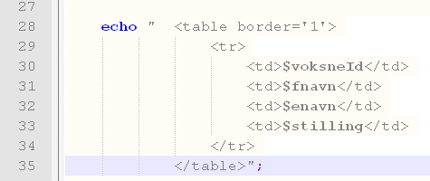 10 Krav til kode Programmeringskoden skal kommenteres godt. Koden skal ha riktig innrykk struktur slik at man kan lett se hvordan koden henger sammen.