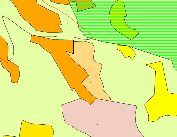 Forholdet til gjeldende planer Ønsket planområde er i gjeldene kommunedelplan for Geilo avsatt til fremtidig fritidsbebyggelse, LNF-område og nåværende boligområde.