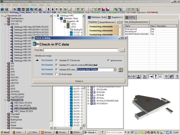 administrasjon av aksessrettigheter, queries, tjenester, BIM