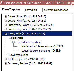 Dokumentasjon i Profil Samstemming og legemiddelgjennomgang skal dokumenteres i Profil. Lege dokumenterer i planområde «sykehjemslege» under tiltaksområdet «legevisitt».