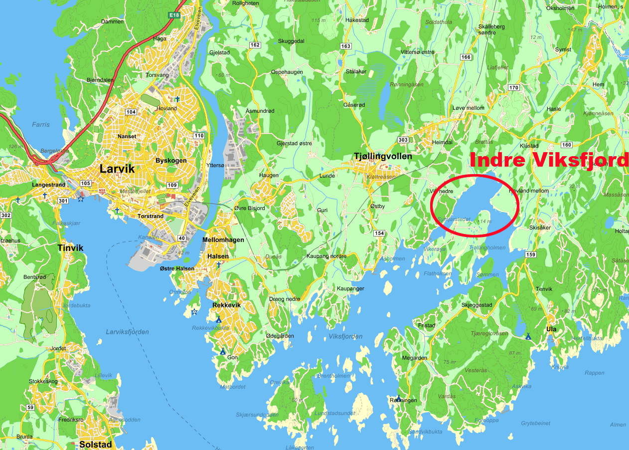 Skjøtselsplan for Indre Viksfjord, Larvik kommune.