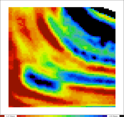 IR-microscopy on Solar Grade Silicon (top cut). Measurements of SOG-Si (ESS, ingots, wafers and cells): resistance, life time, pn-junction, O i and C s, IR, LBIC etc.