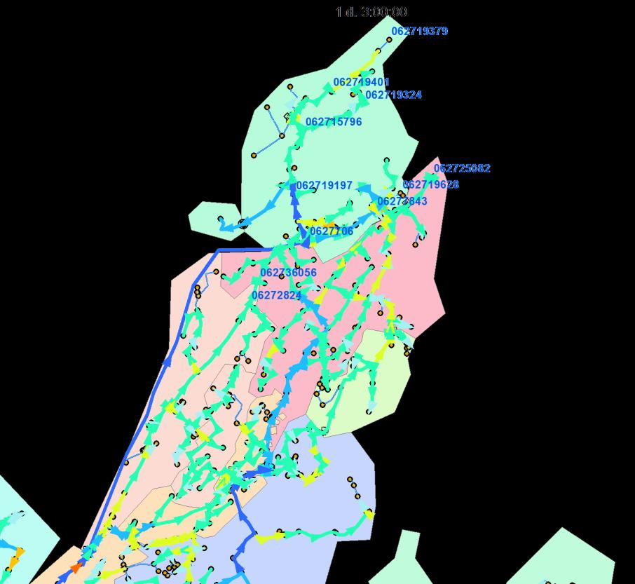 13 Situasjonen i 2027 Alternativ Ny ledning far Bergliveien Til Slemmestad Et annet alternativ er å etablere en ledning direkte fra Bergliveien til Slemmestad.