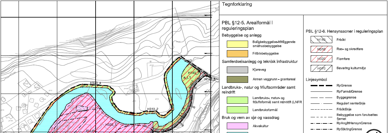 AVGRENSING AV TILTAKS- OG INFLUENSOMRÅDET Etne kommune har vedtatt egen reguleringsplan for det omsøkte settefiskanlegget. Plankart datert 7.