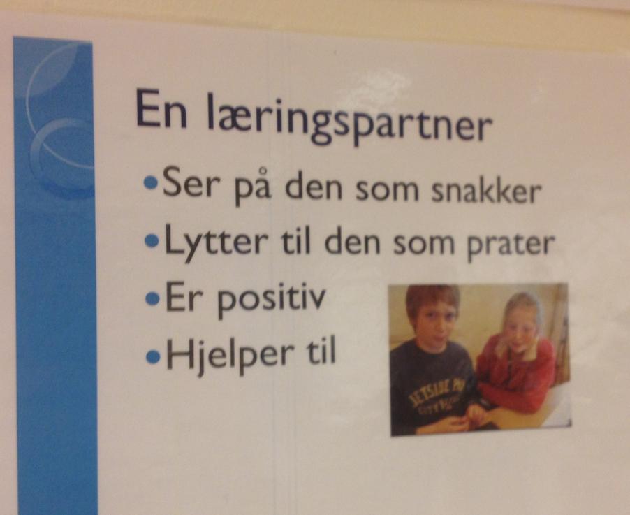 være en god Mål og kriterier for hva det vil læringspartner?