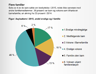 UDI STATISIKK 2015 65% frå Afghanistan ellers