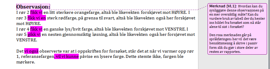 Margkommentar