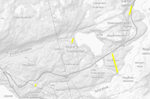 Manglende FKB trasér hos Nordkraft ( LEDN_EIERNAVN