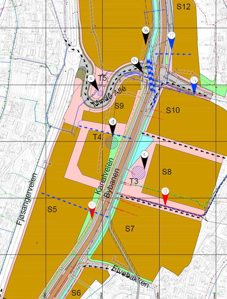 4.6.2 Område med avrenning til kanal Det er viktig at områdene med avrenning til kanalen fordrøyer og renser overvannet før utslipp til kanalen, slik at vannkvaliteten i kanalen muliggjør