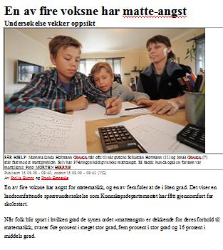 EN FAMILIE PÅ FEM REGNING FOR ALLE LÆRERE Mysen, 27.09.13 gretof@ostfoldfk.no DIGITAL Jeg har aldri forstått matematikk hatet faget på skolen.