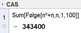 60 Tallfølger og rekker Rekursiv formel Formelen for an 2a n 1 3 er gitt. Finn de neste 5 leddene når a 1 10. Bruk kommandoen IterasjonListe[<Funksjon>,<Start>,<Antall iterasjoner>].