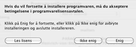 10 5. På neste side ser du lisensavtalen fra Paragon. Les den nøye og klikk deretter Fortsett.