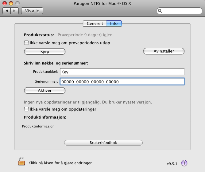 1. Start nettleseren og gå til siden: www.paragon-software.com/no/my-account/; 2. I e-postfeltet under Autorisering skriver du inn en e-post som ble brukt for registreringen; 3.