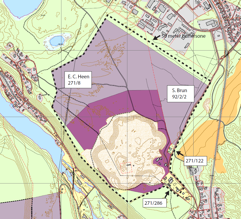 PLANPROGRAM for grusuttak på Hensmoen 6 2 PLANOMRÅDET OG TILTAKET 2.