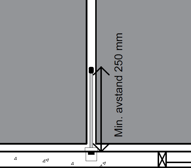 Trinn 2: Legge isolasjonsplater Start ved å legge ut Secura 6 mm isolasjonsplater med rillene ned. Dette skal dekke hele gulvarealet.