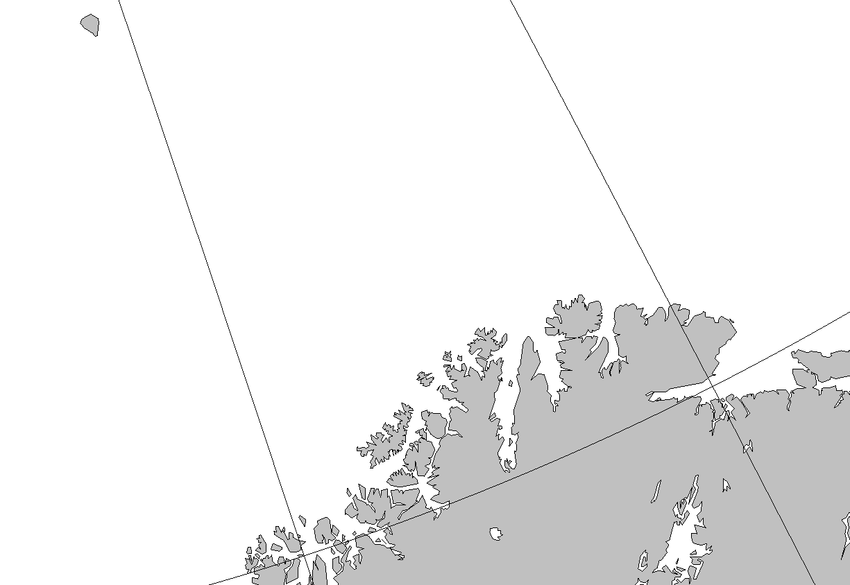 Radar Bjørnøya Mulig nedbørskygge Men den ville sett bra vestover