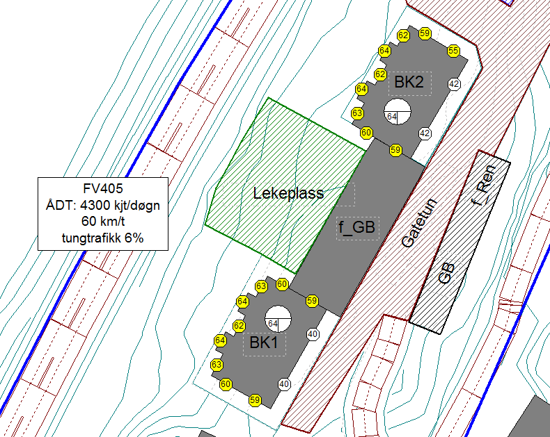 N Figur 2 fasadenivå L den