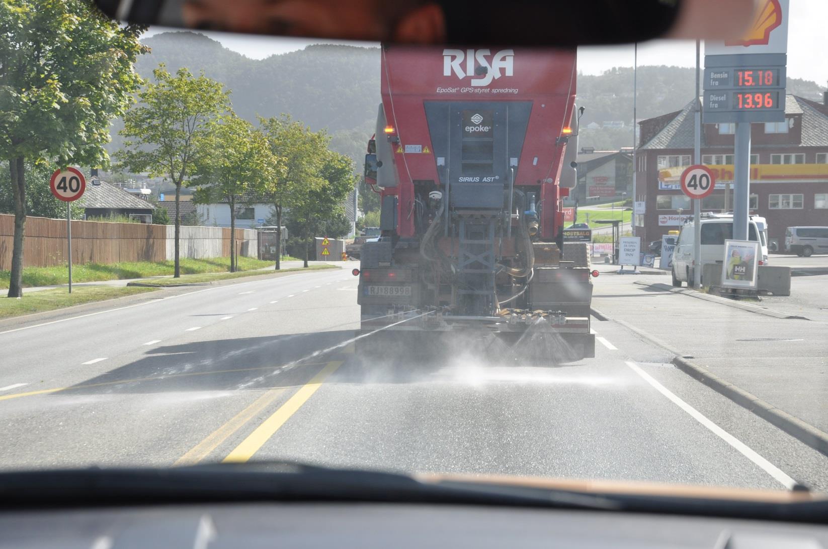 GPS-styrt salting i Stavanger Eksempel på