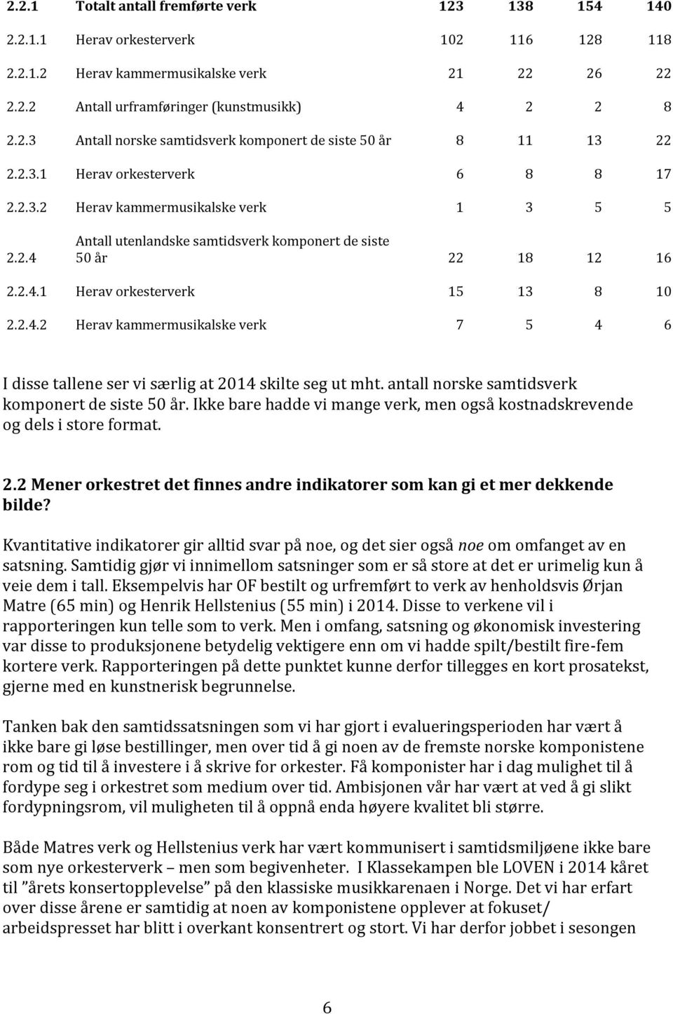 antall norske samtidsverk komponert de siste 50 år. Ikke bare hadde vi mange verk, men også kostnadskrevende og dels i store format. 2.