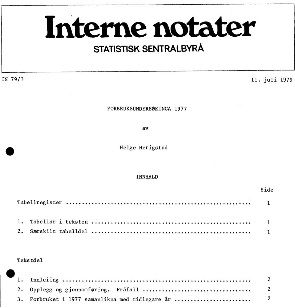 abellregis ter ****** 1 1. Tabellar i teksten 1 2.