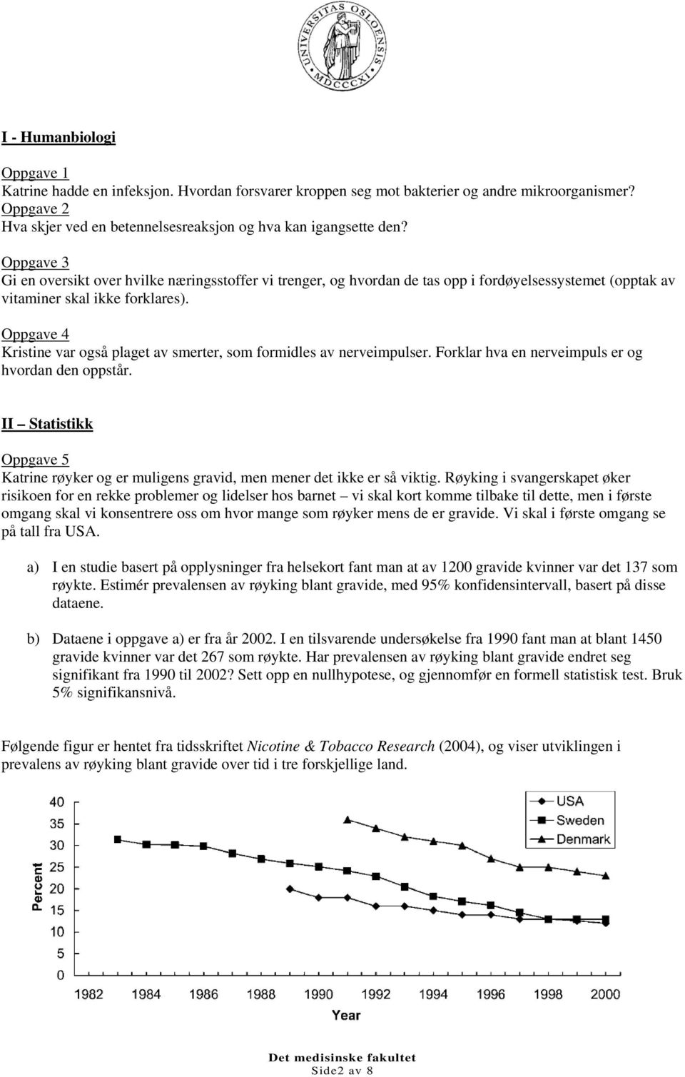 Oppgave 4 Kristine var også plaget av smerter, som formidles av nerveimpulser. Forklar hva en nerveimpuls er og hvordan den oppstår.