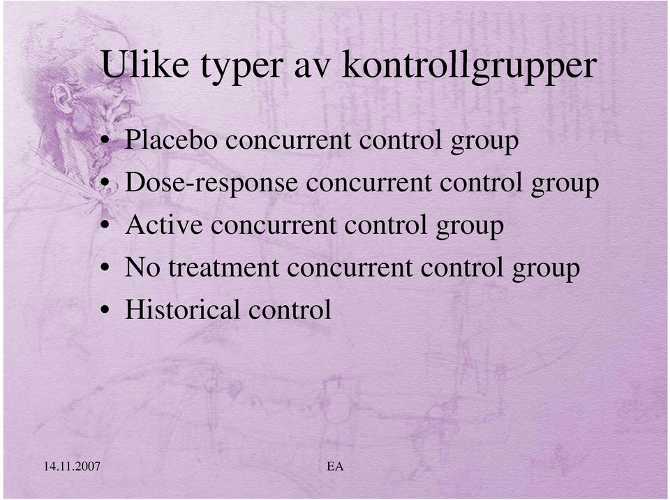 concurrent control group Active concurrent