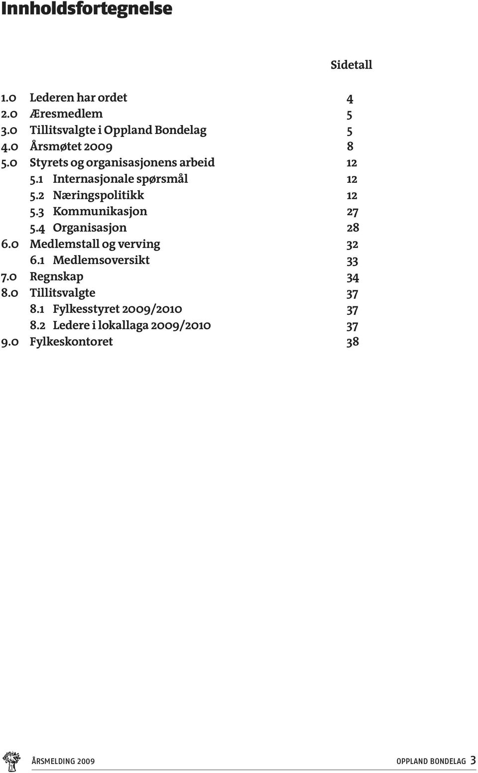 3 Kommunikasjon 27 5.4 Organisasjon 28 6.0 Medlemstall og verving 32 6.1 Medlemsoversikt 33 7.0 Regnskap 34 8.