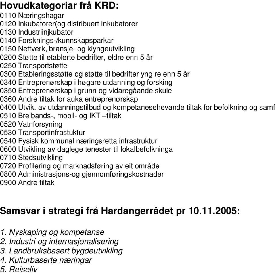 grunn-og vidaregåande skule 0360 Andre tiltak for auka entreprenørskap 0400 Utvik.