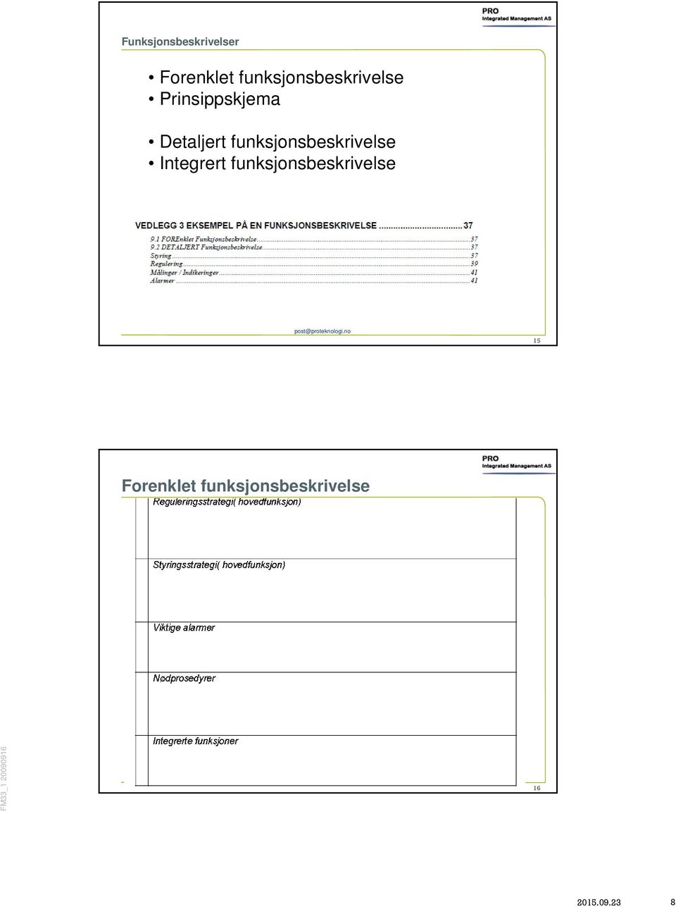 funksjonsbeskrivelse post@proteknologi.