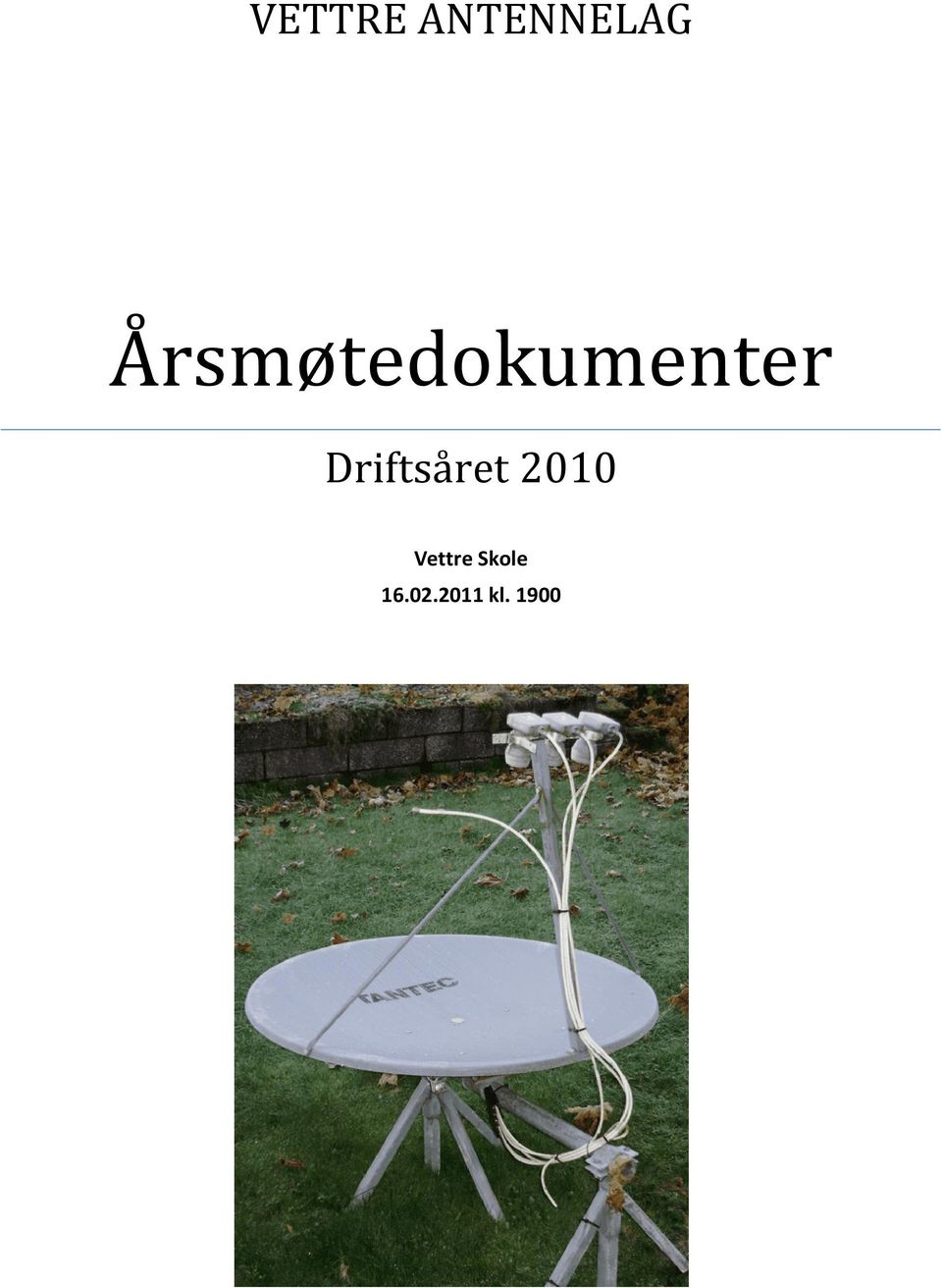 Driftsåret 2010