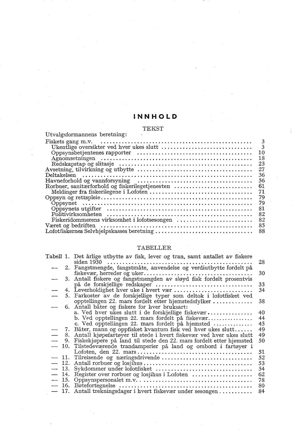 .. 71 Oppsynogrettspleie... 79 Oppsynet... 79 Oppsynetsutgifter... 81 Politivirksomheten... 82 Fiskeridommerens virksomhet i lofotsesongen... 82 Væretog bedriften.