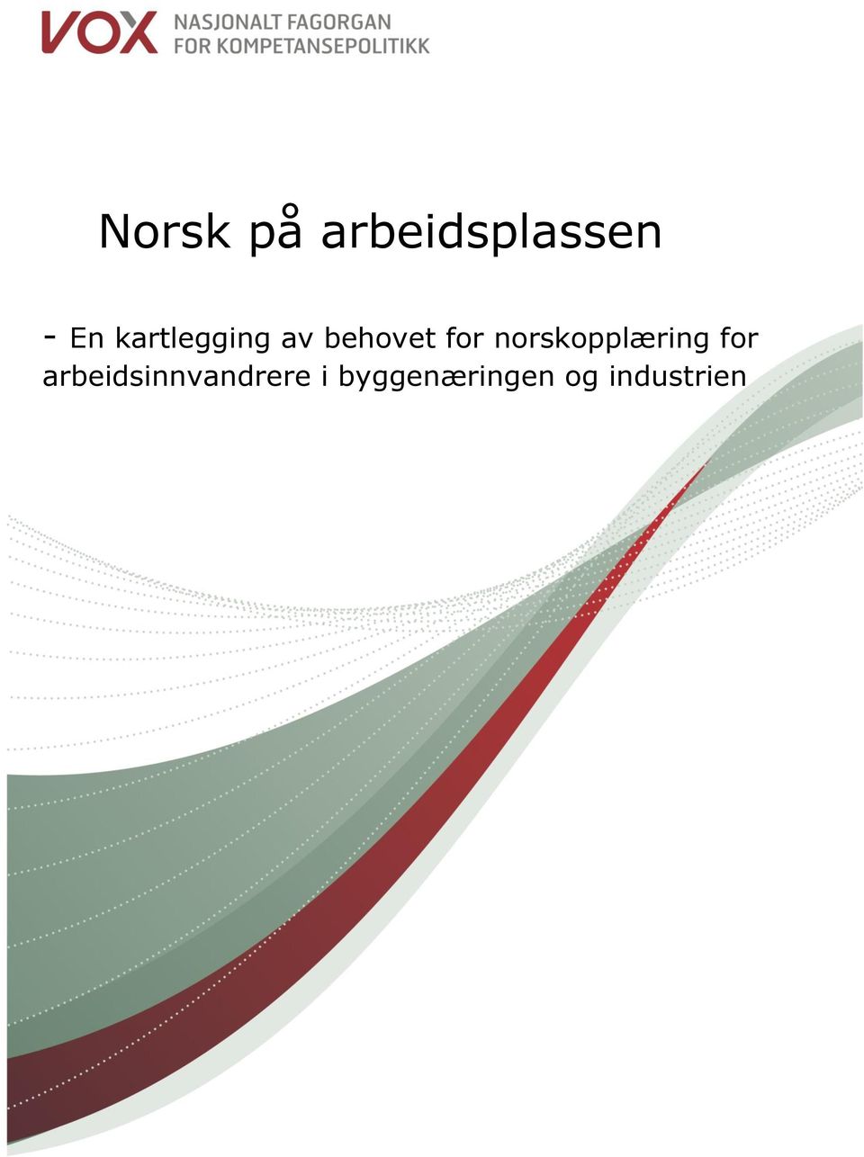 norskopplæring for