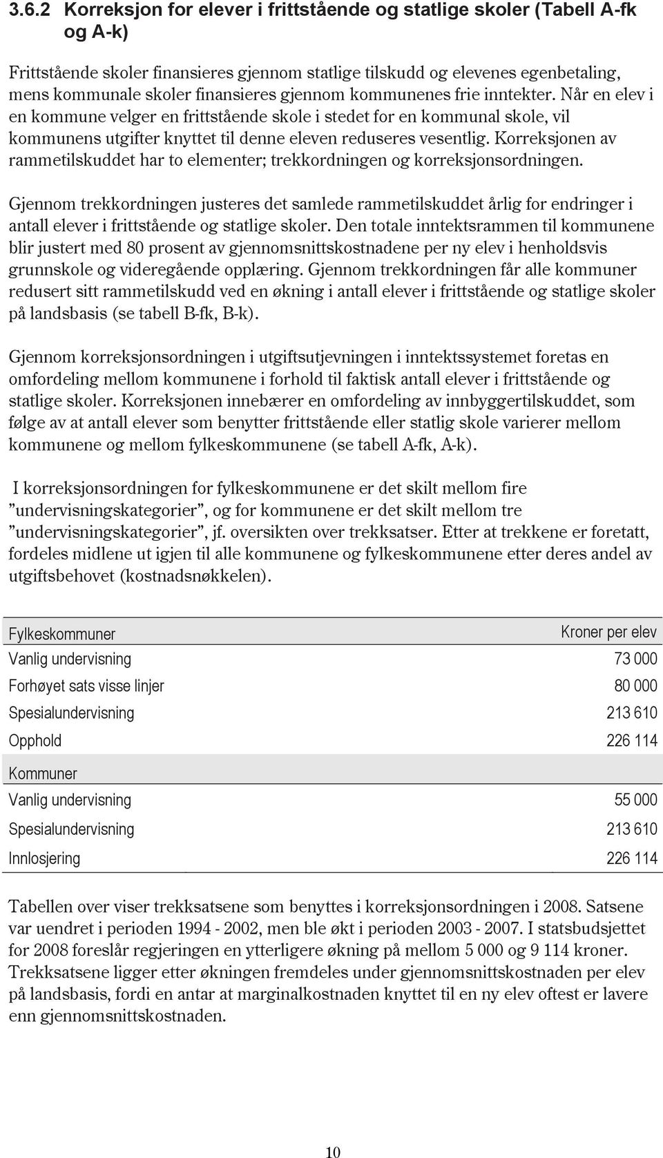 Når en elev i en kommune velger en frittstående skole i stedet for en kommunal skole, vil kommunens utgifter knyttet til denne eleven reduseres vesentlig.