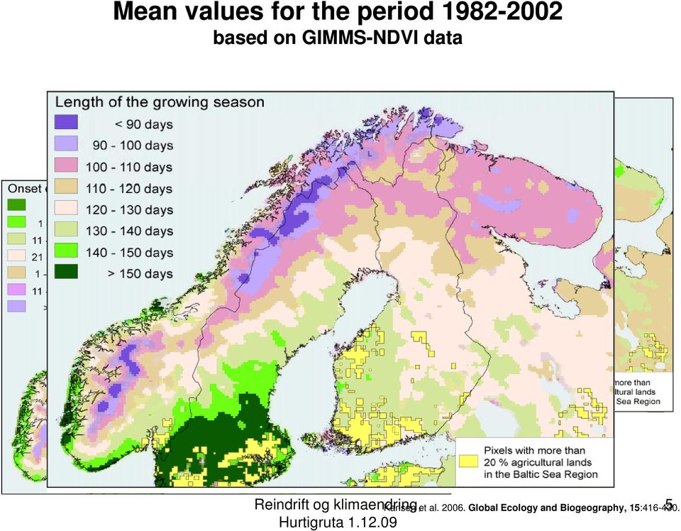 GIMMS-NDVI data Karlsen et al.